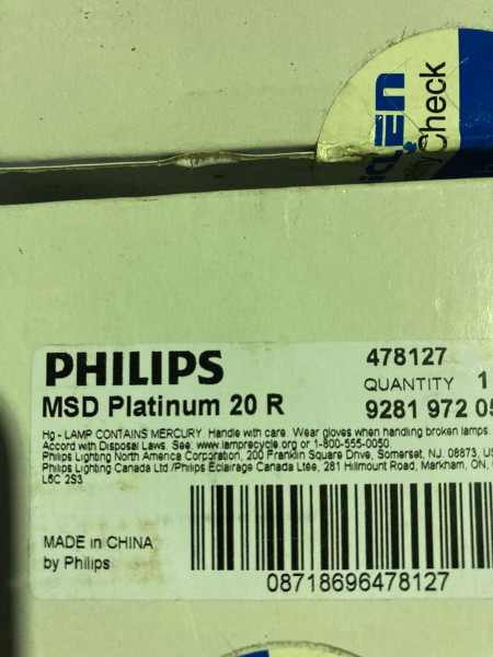 Philips MSD Platinium 20R